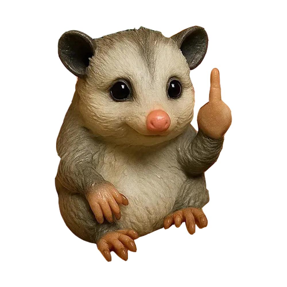 Middle Finger Animal Statue Fr - Marine Aquarium Decorations บทวิจารณ์และราคา