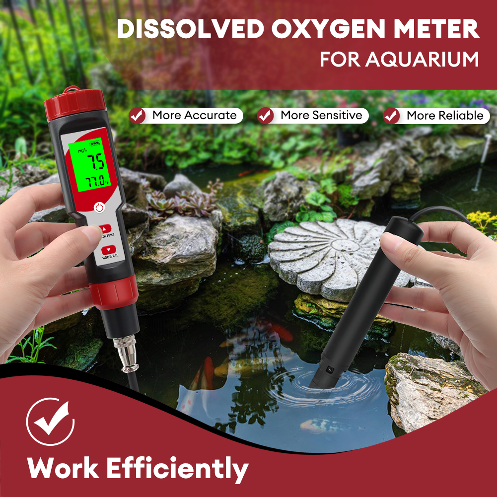 Dissolved Oxygen Meter for wat - Marine Aquarium Test Kit บทวิจารณ์และราคา